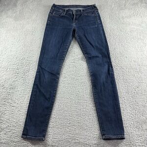 Citizens of Humanity Womens Jeans 26x29 Avedon Low‎ Rise Blue Skinny Leg Denim